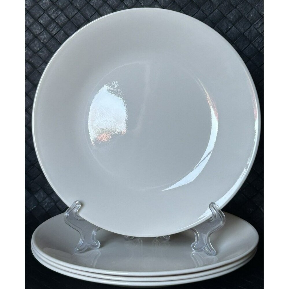 Corelle By Corning 4 Bread Plates Ivory  Coordinates With Other Ivory Sets EUC